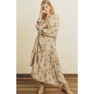 Dress Forum Colorful Paisley Oversized Maxi Dress S